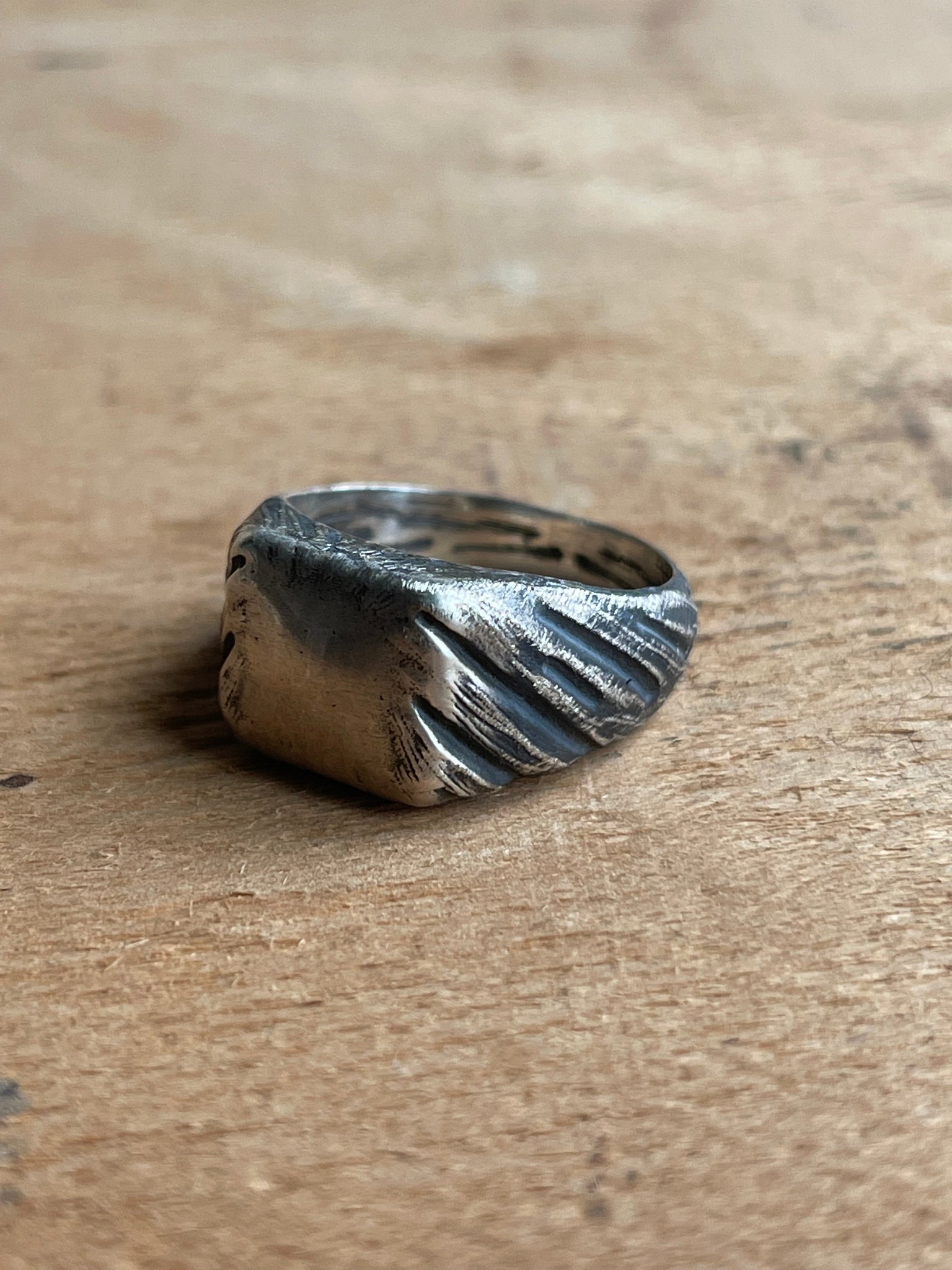 Ottoman Distressed Signet Ring