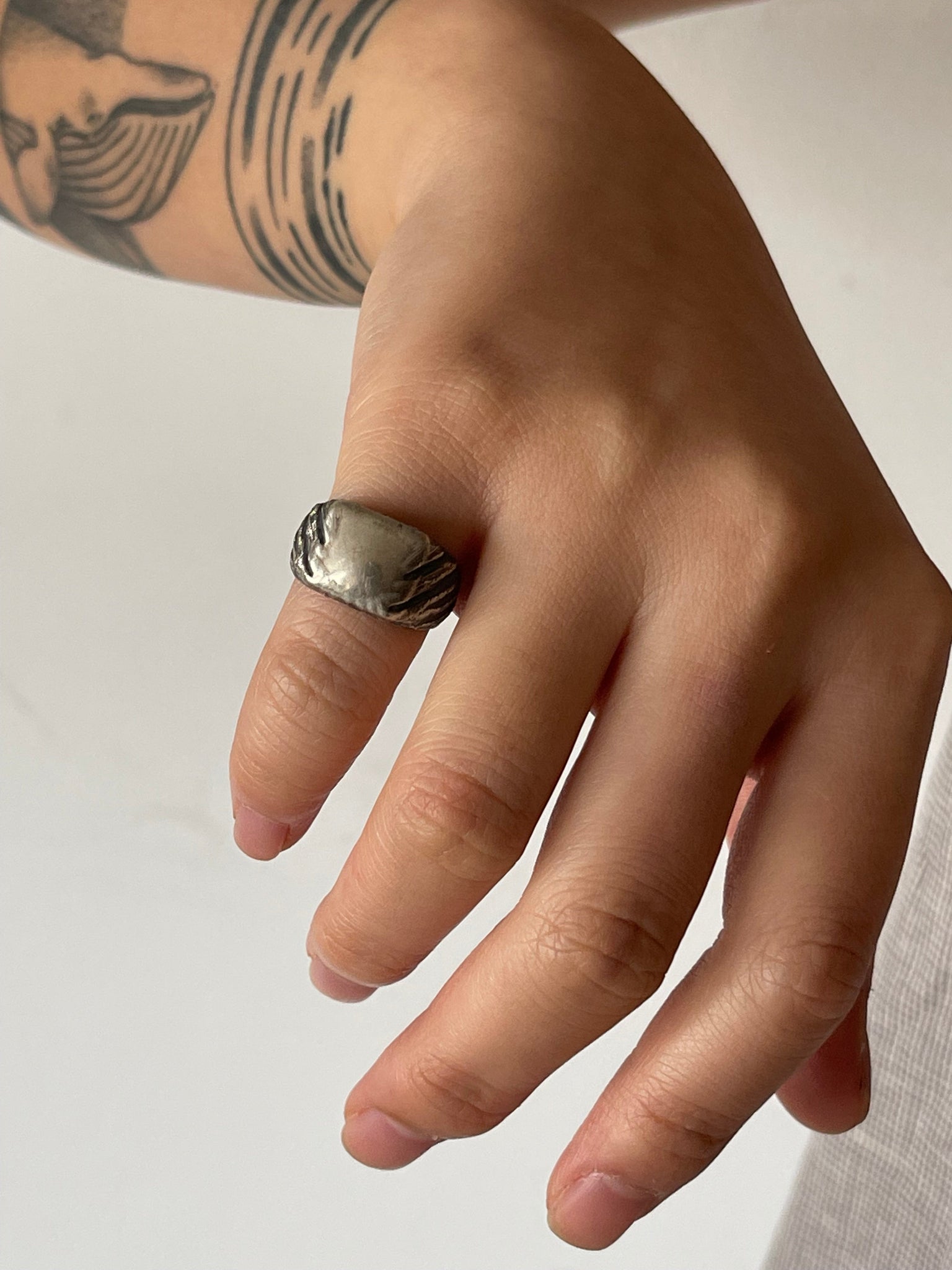 Ottoman Distressed Signet Ring