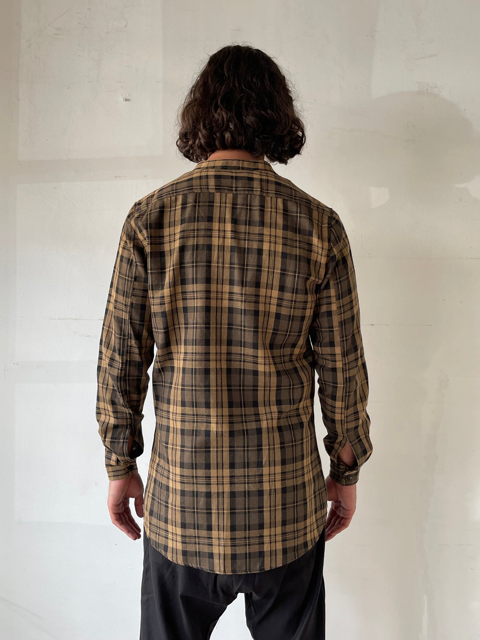 WDTS Elford Buttoned Flannel Shirt Brown