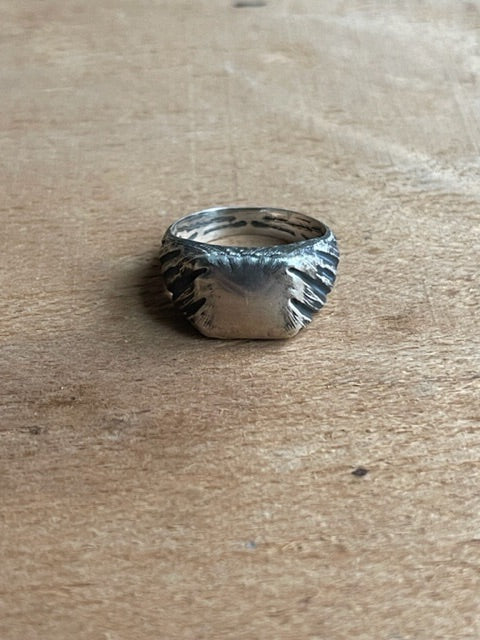 Ottoman Distressed Signet Ring