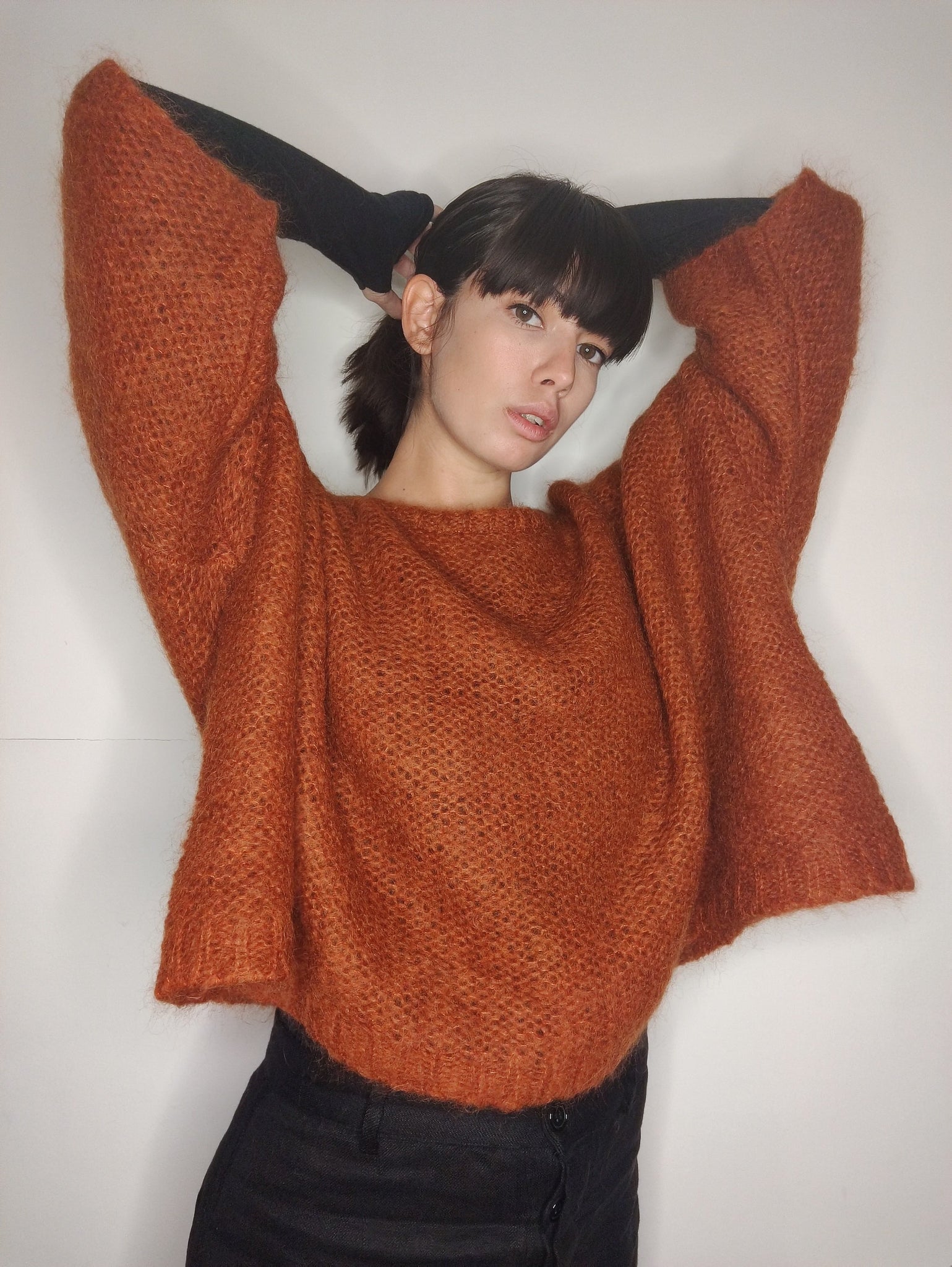 WDTS - Mohair Sweater- Cinnamon