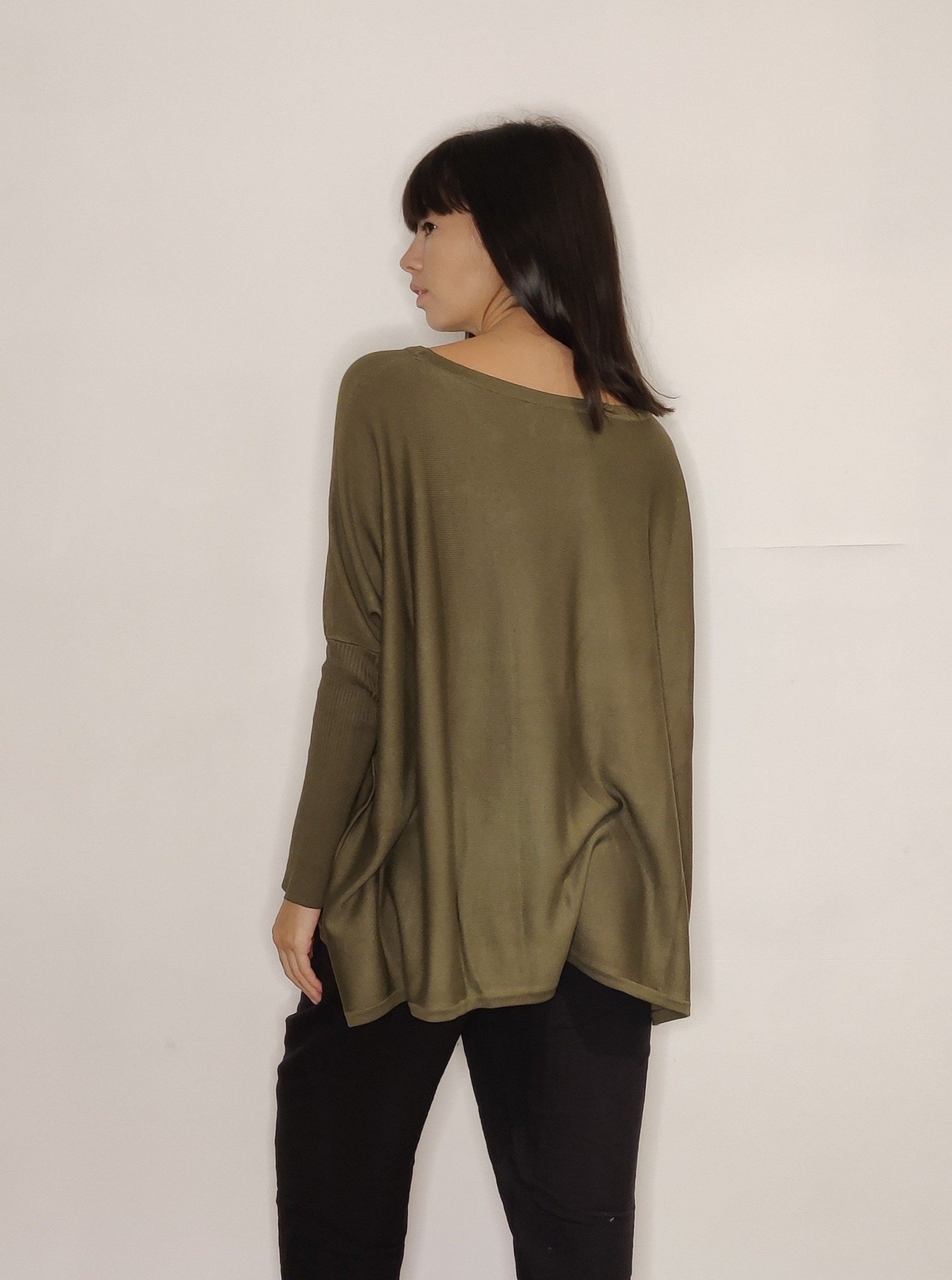 WDTS -fine knit sweater - Forest