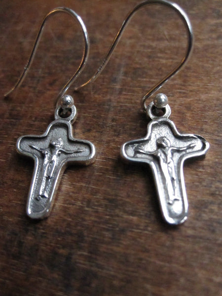 WDTS Jesus on the cross earrings.