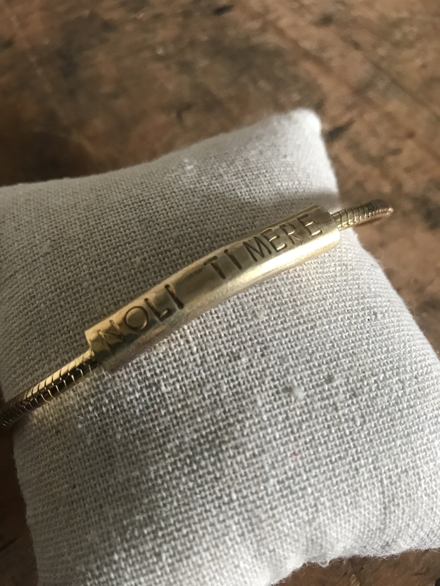 WDTS  NOLI TIMERE snake bracelet - gold