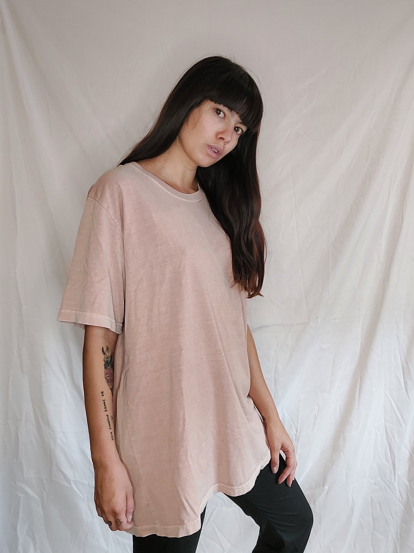 WDTS Heavyweight T-SHIRT GARMENT DYED DUSTY ROSE