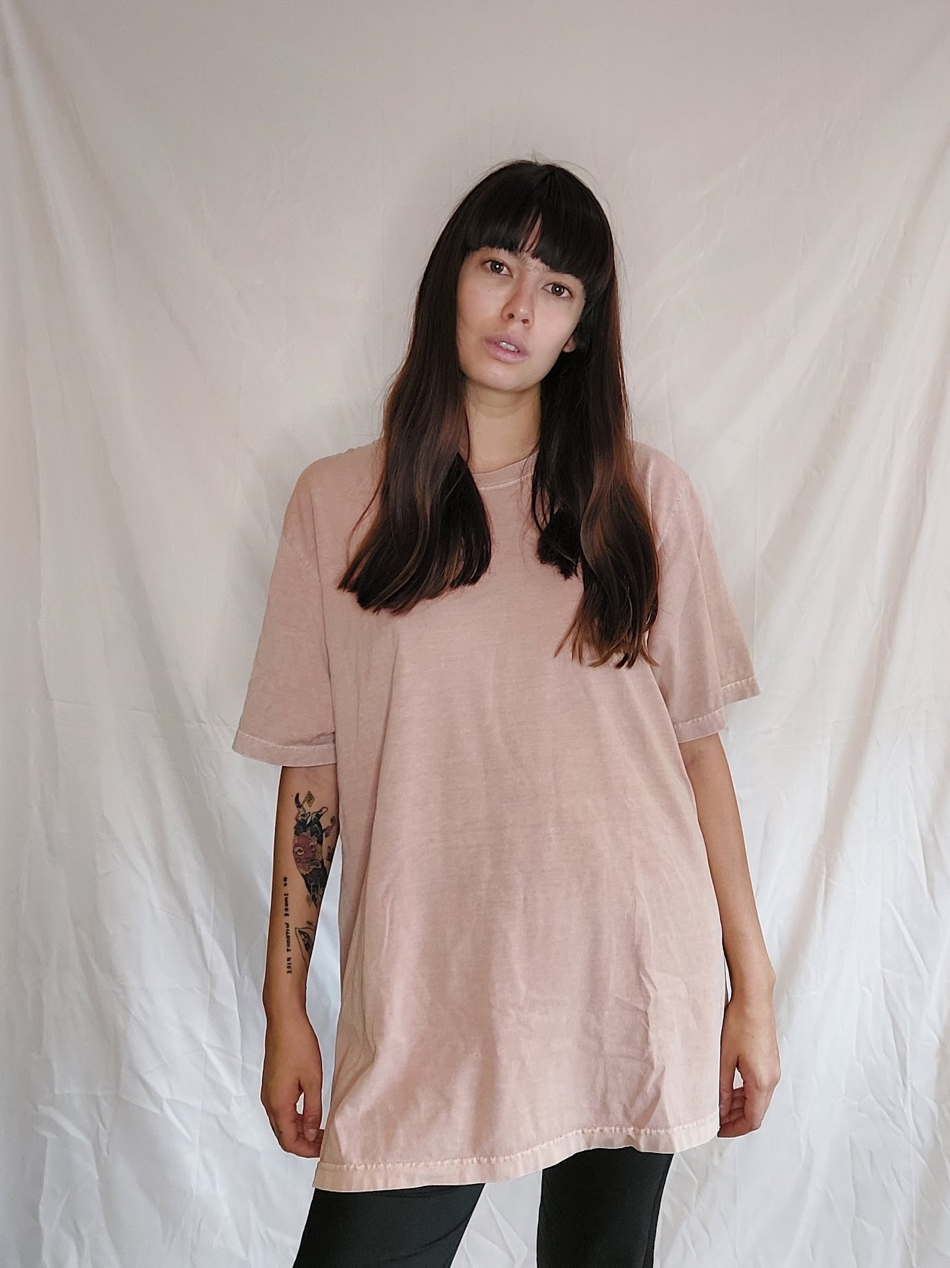 WDTS Heavyweight T-SHIRT GARMENT DYED DUSTY ROSE