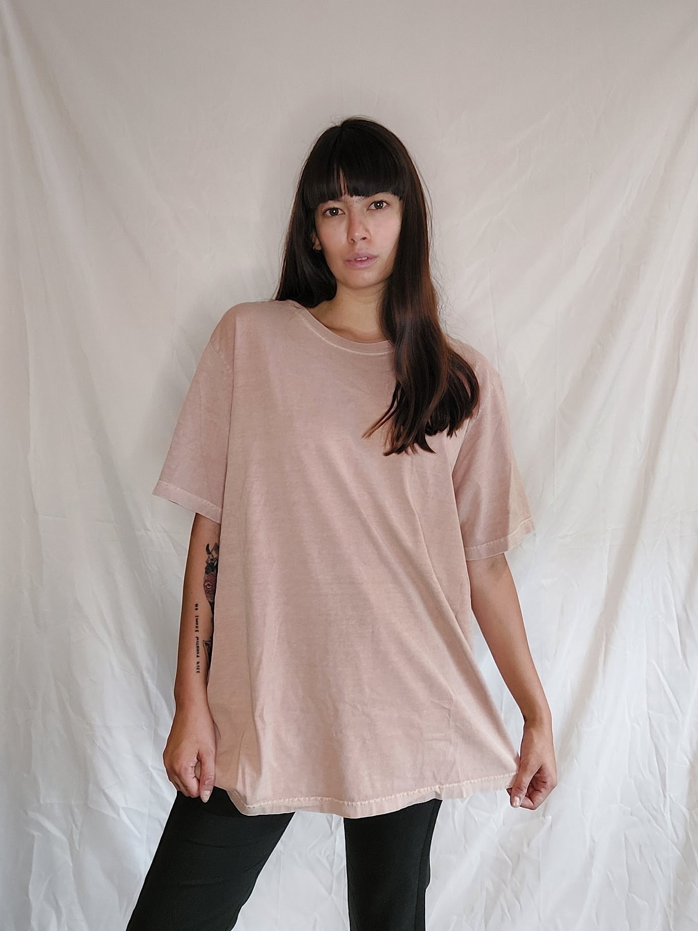 WDTS Heavyweight T-SHIRT GARMENT DYED DUSTY ROSE