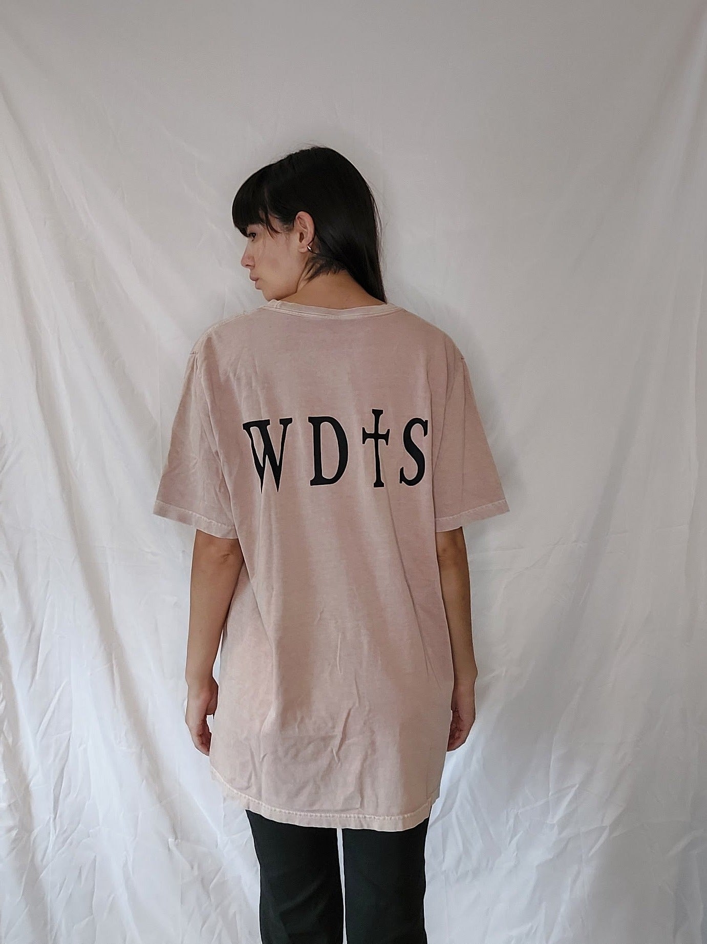 WDTS Heavyweight T-SHIRT GARMENT DYED DUSTY ROSE